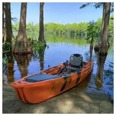 Vicking 3.9m Hot Selling Single Pedal Fishing Kayak Lldpe Or Hdpe Material with Fishing Rod Holder for Sale