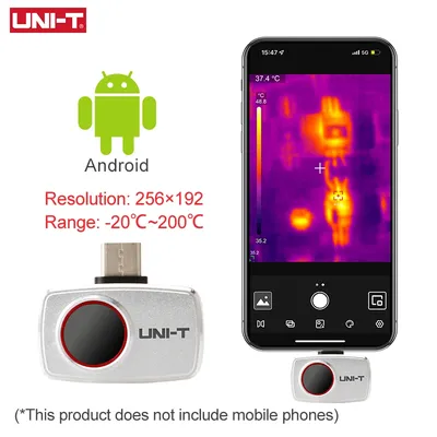 UNI-T Thermal Camera For Smartphone UTI256M 256x192 Pixel Android Thermal Imaging Camera Floor Heat Detection