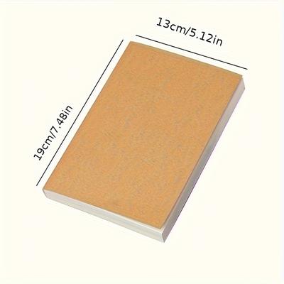 TEMU Extra 200-page Blank Notebook - Soft Cover, Lined Pages, Large Notepad For Drafting, Drawing & Sketching Image