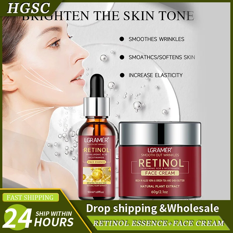 Retinol Lifting Firming Cream Repairing Moisturizing Nourishing Cream Brightening Skin Facial Cream Anti-Aging Face Skin Care Image