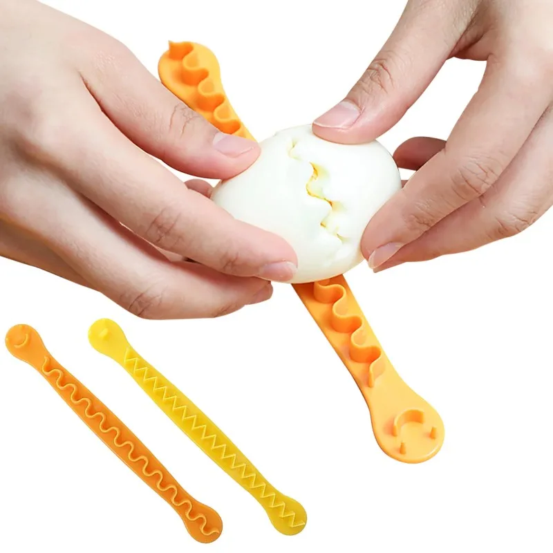 Eierschalen schneider und Gemüses chnitz werkzeug Kreativer Eier öffner zum Öffnen von Eierschalen und zum Dekorieren von Gurken-Küchen geräten Image