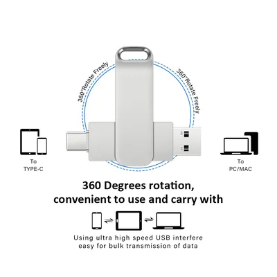 JASTER USB 2.0 Typ C Flash-Laufwerk 4 GB 8 GB 16 GB 32 GB 64 GB 128 GB Pendrive Image