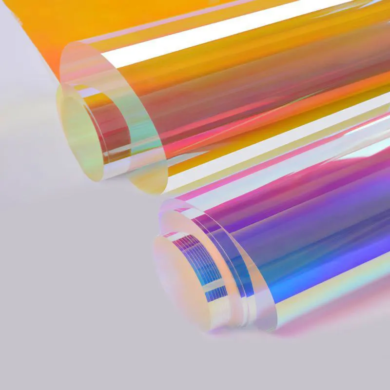 Regenbogen farbwechsel nde Glas folie, Glas folie mit Wärmedämmung, UV-Schutz, Sonnenschutz und explosions geschützte Effekte Image