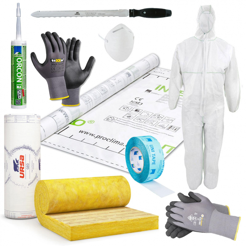 URSA Komplett-Set GEO SF 32 / 35 Spannfilz, 032, 140 mm,140 m² Fläche Image