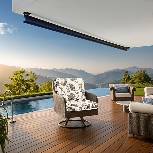 Stretch-Sofakissenbezüge für die Terrasse, Outdoor-Kissenbezug, Ersatz-Couchbezug, Sofasitzbezug, Flexibilität, Stuhlkissenbezug, Schutz für Veranda- und Terrassenmöbel