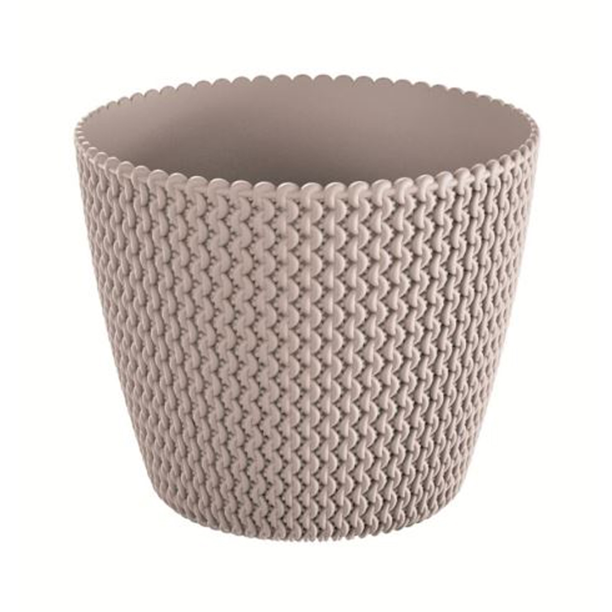 Prosperplast - Runde Kunststoffpflanztöpfe 5L Splofy in Mocca, Ø21,8 x 18,4 cm Image