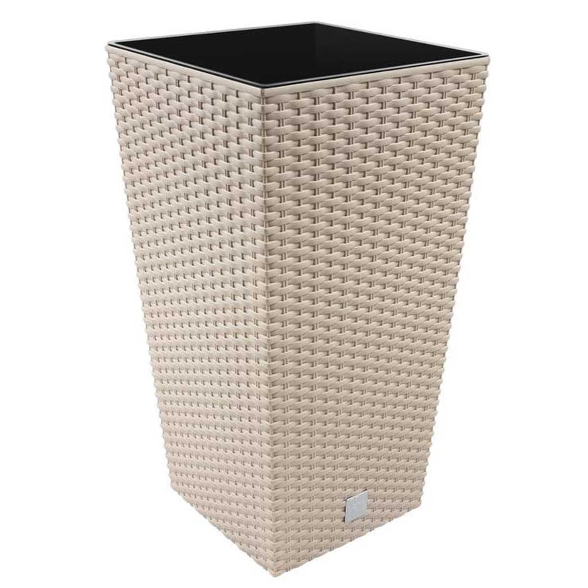 Prosperplast - Rato Pflanzentopf mit 91,5 Litern und Einsatz 40 x 40 x 75 cm in Mocca Image
