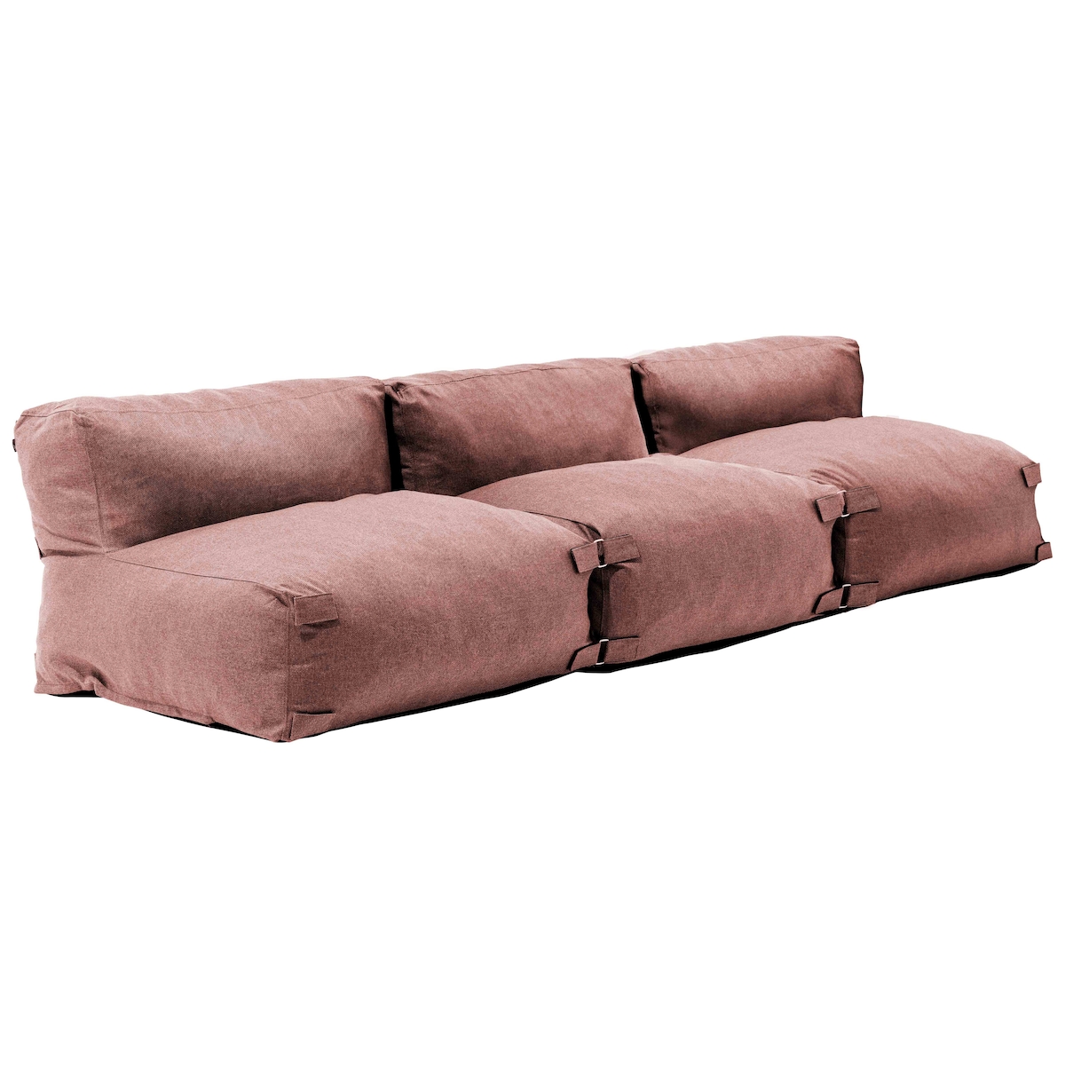 Oviala Business Modularer Gartensalon 3-Sitzer Terracotta Image