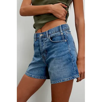 We The Free Tippi Denim Shorts at Free People in In Your Town, Size: 33