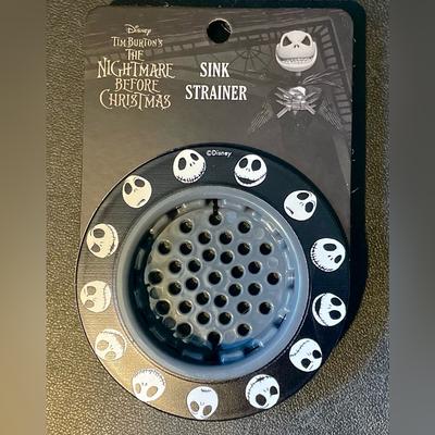Disney Kitchen | Disney Kitchen Accessory Nightmare Before Christmas Sink Strainer New! | Color: Black/White | Size: Os