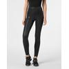 Leggings PLEIN SPORT "Scratch", Damen, Gr. L, US-Größen, schwarz (02, schwarz), Obermaterial: 73% Polyamid, 27% Elasthan, Hosen