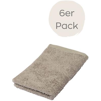 Gästehandtuch WEWO FASHION "9517G", braun (teak), B:30cm L:50cm, Frottee, Baumwolle, Handtücher (Packung), saugstark Image