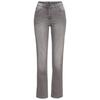 Gerade Jeans ARIZONA "Annett", Damen, Gr. 21, K + L Gr, grau (grau used), Jeans, Obermaterial: 98% Baumwolle, 2% Elasthan, clean, Basic, normal lang, Jeans, bequeme Passform, 5-Pocket-Style, hohe Taille, Topseller