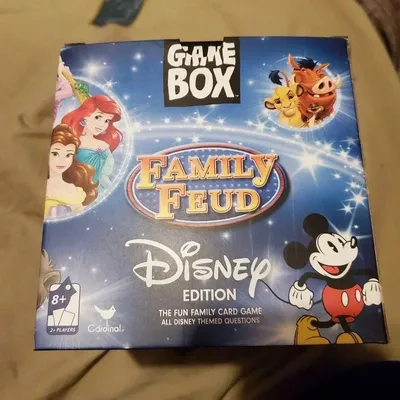 Disney Toys | Bnib Game Box Family Feud Disney Edition | Color: Blue | Size: Na