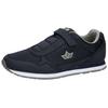 Slipper LICO "Freizeitschuh Simon Slipper", Gr. 37, blau, Synthetik, Schuhe