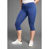 3/4-Hose KANGAROOS, Damen, Gr. 54, N-Gr, blau (marine), Jersey, Obermaterial: 95% Baumwolle, 5% Elasthan, sportlich, bequem 3/4-Länge, Hosen, Große Größen