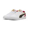 Sneaker PUMA "Scuderia Ferrari HP RBD Game Sneakers mit niedrigem Profil", Gr. 45, weiß (weiß rosso corsa rot), Obermaterial: Synthetik, Kuhleder, Textil; Futter: Textil; Innensohle: Textil; Laufsohle: Gummi, Schuhe