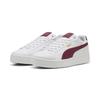 Sneaker PUMA "Court Classico Sneakers Erwachsene", Gr. 42.5, weiß team regal rot gold, Obermaterial: Synthetik, Textil; Futter: Textil; Innensohle: Textil; Laufsohle: Gummi, Schuhe