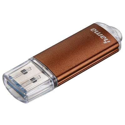 HAMA USB-Stick "Laeta, USB 3.0, Bronze", braun (bronzefarben), 128 GB, USB-Sticks