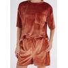 Shorts FRESHLIONS, Damen, Gr. S, EURO-Größen, rot, 100% Polyester, unifarben, casual, kurz, Hosen, im kuscheligen Design