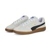 Sneaker PUMA "PUMA Handballschuhe Erwachsene", Gr. 41, bunt (weiß schwarz gum beige), Obermaterial: Synthetik, Kuhleder; Futter: Synthetik; Innensohle: Textil; Laufsohle: Gummi, Schuhe