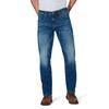 5-Pocket-Jeans HERO BY JOHN MEDOOX "Baxter Denim Relaxed Fit", Herren, Gr. 34, Länge 34, blau (heavy wash), Denim/Jeans, 96% Baumwolle, 2% Polyester, 2% Elasthan, casual, straight fit lang, Jeans, Relaxed Fit Casual Clean Wash Denim Jeans für Herren