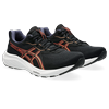 Laufschuh ASICS "GEL-CONTEND 9", Gr. 39, schwarz, coral reef, Textil, Synthetik, sportlich, Schuhe, mehr Dämpfung