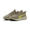 Laufschuh PUMA "SOFTRIDE Carson Laufschuhe Erwachsene", Gr. 40.5, velvet moss loden grün gelb alert braun, Obermaterial: Textil, Synthetik; Futter: Textil; Innensohle: Textil; Laufsohle: Gummi, Schuhe