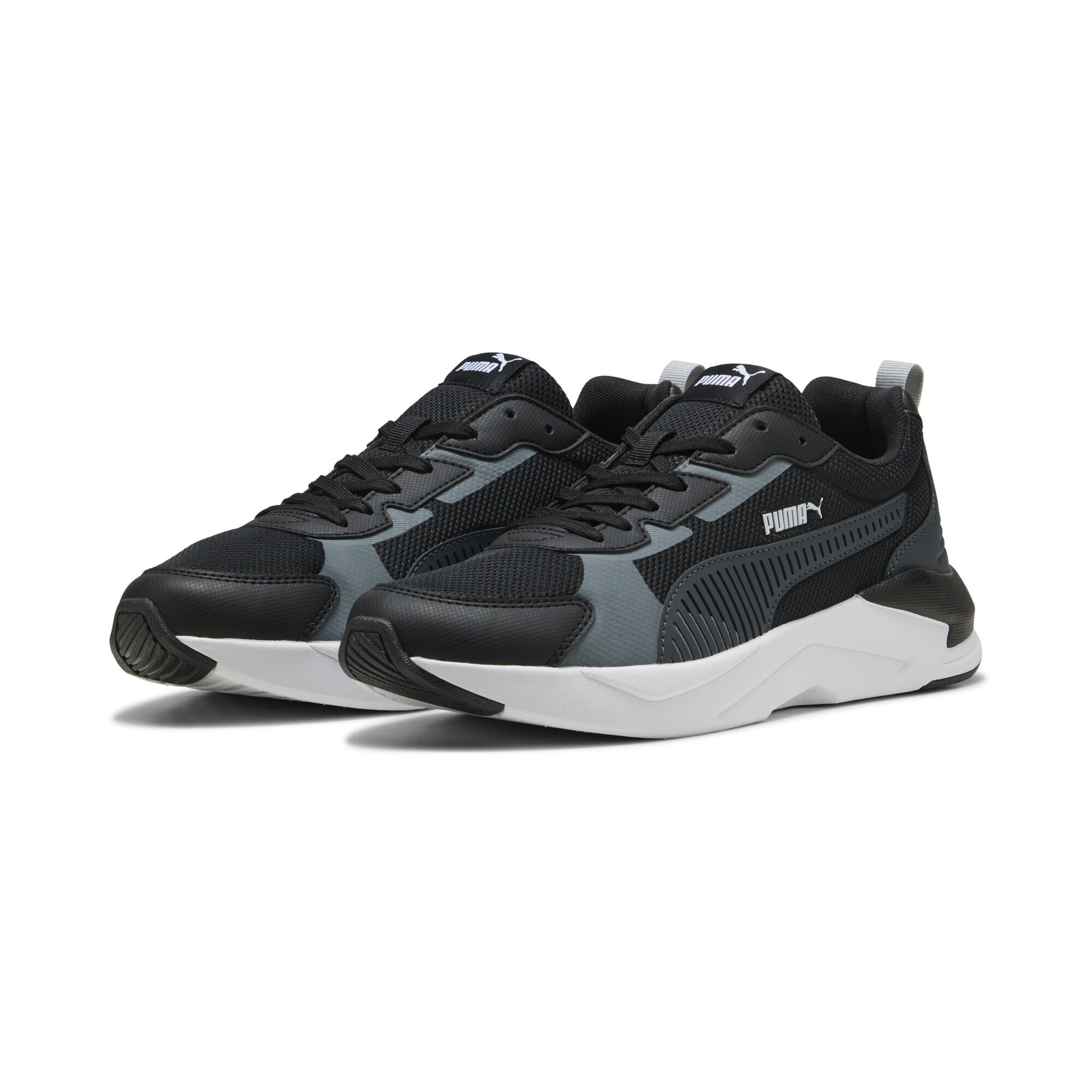 Sneaker PUMA "X-Ray 3 Sneakers Erwachsene", Gr. 38,5, schwarz strong gray cool mid, Obermaterial: Synthetik, Textil; Futter: Textil; Innensohle: Textil; Laufsohle: Synthetik, Gummi, Schuhe Image