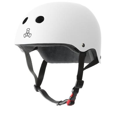 Triple Eight The Certified Sweatsaver Helmet - White Matte, Size Small/Medium