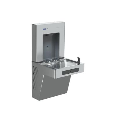 Sloan 33820002 DropSpot Wall Mount Drinking Fountain w/ Bottle Filler - Refrigerated, Non Filtered, Silver, 115 V