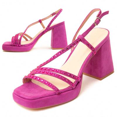 Montevita Absatzsandale Festsand2 in Fuchsia Image