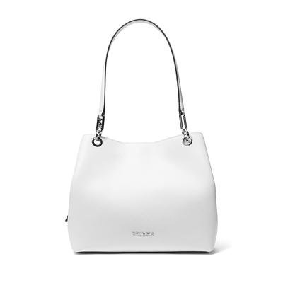 Michael Kors Kensington Large Shoulder Tote - Optic White