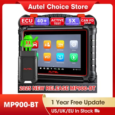 Autel MaxiPRO MP900-BT Scanner ECU Coding Bidirectional Scan Tool VIN/License Scan 40+ Service