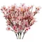 41cm Artificial Cherry Blossom Flower Silk Peach Flowers Fake Plants Arrangement for DIY Garden Home