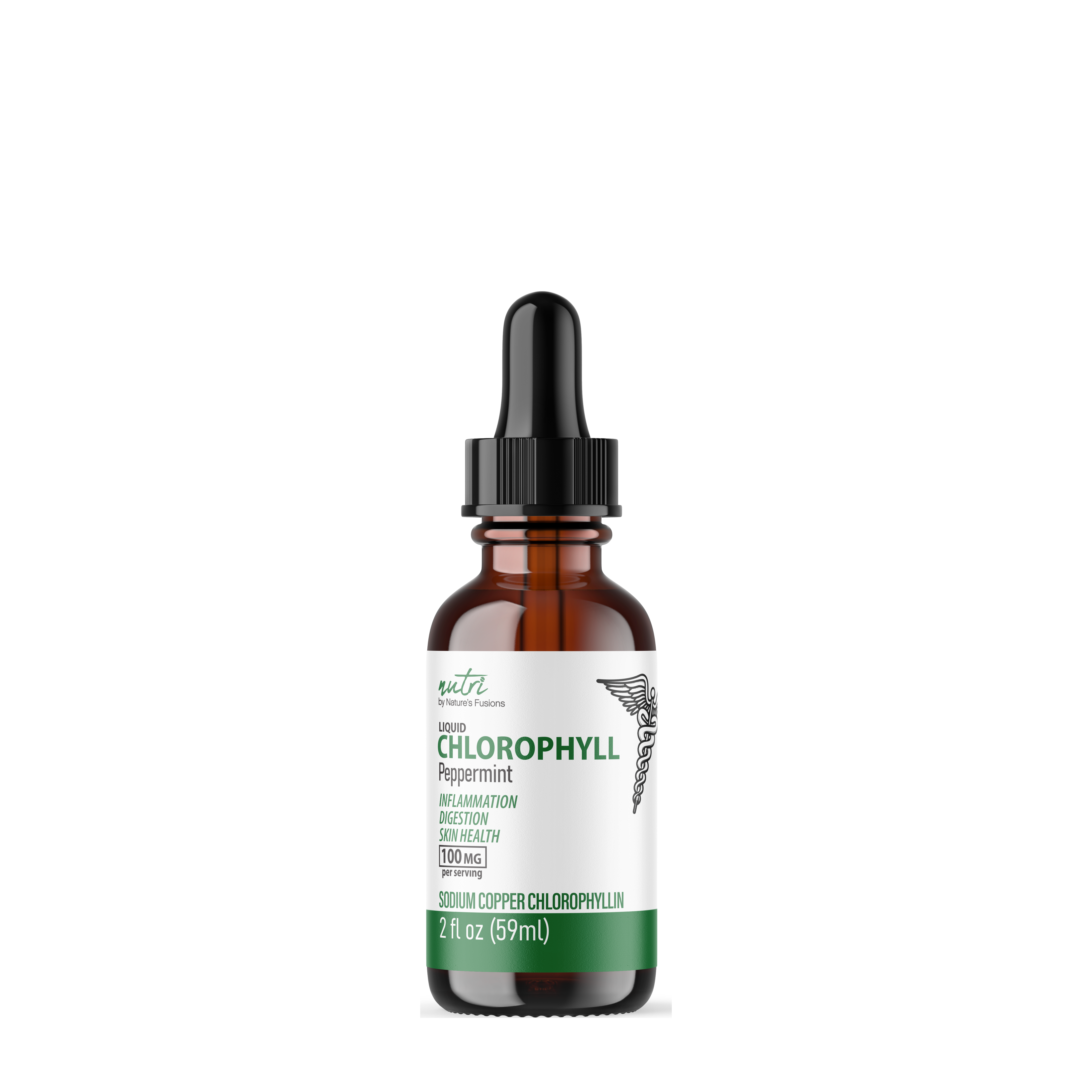 Chlorophyll 100Mg Healthy - Peppermint 2 Oz. (59 Servings)