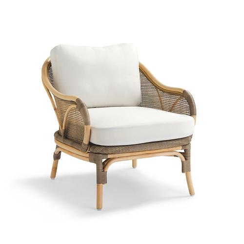Leilani Seating Replacement Cushions - Bistro Chair, Standard, Luna Leopard Dune - Frontgate