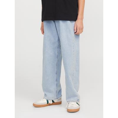 Relax-fit-Jeans JACK & JONES JUNIOR "JJIALEX JJORIGINAL SQ 851 NOOS JNR", Jungen, Gr. 152, N-Gr, blau (blau denim), Denim/Jeans, Obermaterial: 100% Baumwolle, unifarben, modisch, relaxed fit knöchellang, Jeans, Topseller Image