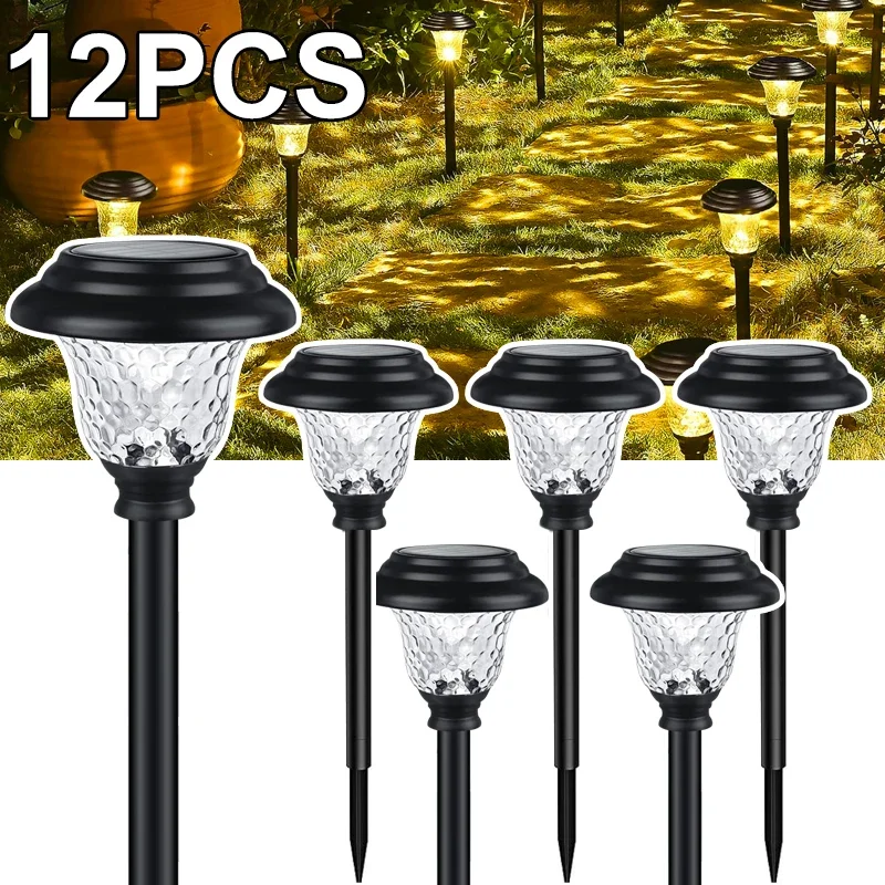 Lampes solaires de pelouse imperméables pour l'extérieur, décoration de jardin, lampe au sol, Patio, balcon, jardin, lampe de paysage LED pour clôture de cour