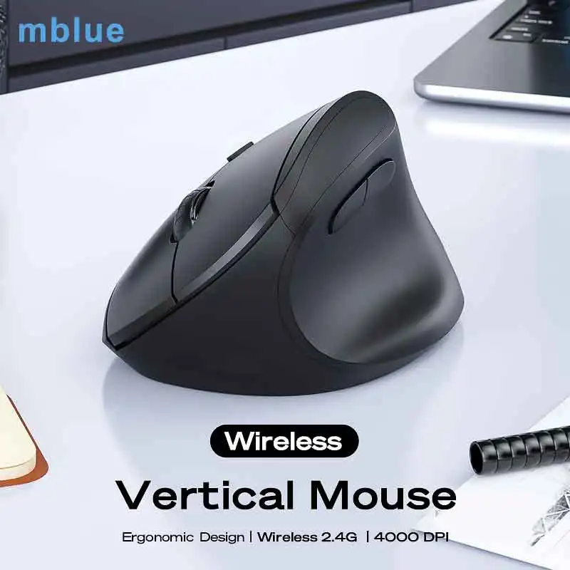 Original MEIZU Mblue-M206 PRO Vertikale Ergonomische Business Büro Maus 2,4G Wireless Low Noise Spiel Maus für Laptop PC Computer