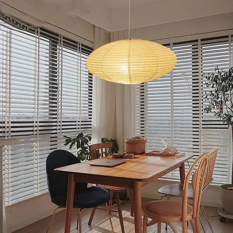 Dänische hochwertige Reispapier-Pendelleuchte, Wohnzimmer, Esszimmer, Schlafzimmerdecke, Innendekoration Pendelleuchte