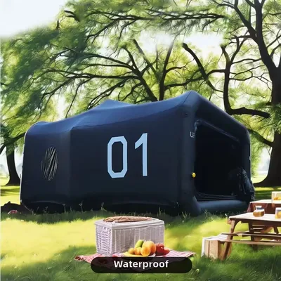 Wasserdichtes Air Zone Space Capsule Zelt Air Blow Outdoor Zelt Aufblasbar Einfache Einrichtung Tragbarer Unterschlupf Ideales Familien-Campingzelt