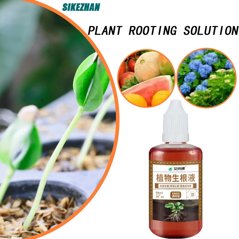 Dünger für Pflanzen, Sämlingsaktivator, stärkt das Pflanzenwachstum, Bäumewurzelpulver für Stecklinge, Hormonwachstumswurzel Image