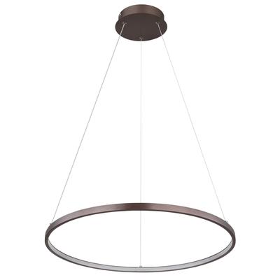 GLOBO LIGHTING Deckenleuchte "RALPH", braun (kaffeefarben matt), Lampen, 1400lm Output Image