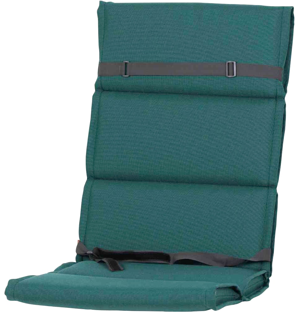 Sesselauflage SIENA GARDEN "Stella", grün (smaragd), B:48cm H:6cm T:110cm, Polsterauflagen, BxT: 48x110 cm