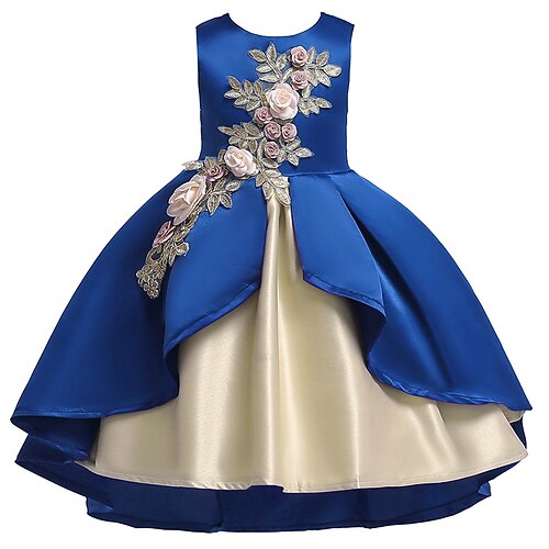 Mädchenkleider Kindermädchenprinzessin mittlerer großer Kinderrock flauschiges Rockkleid Image