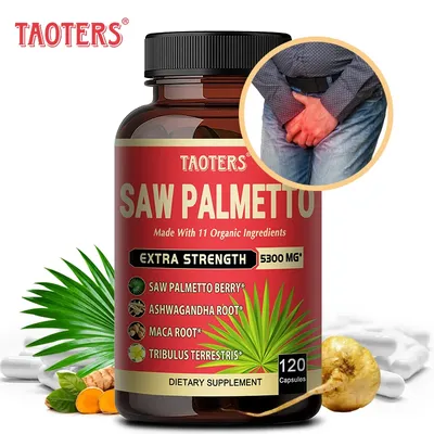 Saw Palmetto Berry PhytoSupplement - Combined with Turmeric, Tribulus, Maca, Green Tea and More -