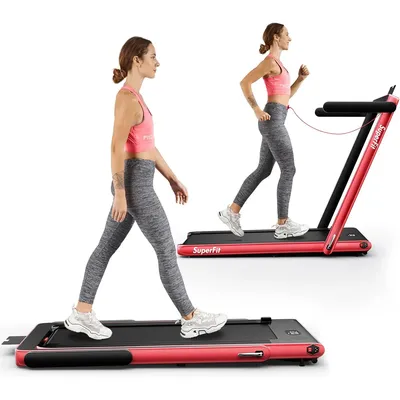 Treadmill Electric Motorized Power Fitness Running Machine w/Support