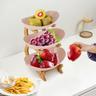 Gojoy - 3 Étages Fruits Etagere Bol De Fruits Assiette De Fruits Légumes Stand Fruits Etagere