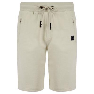 Jogger Shorts Invective Brushback Fleece Jogger Shorts with Zip Pockets in Light Grey / S - Tokyo Laundry